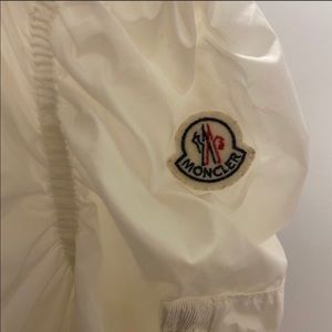 Egg shell white (cream) Moncler Rain jacket